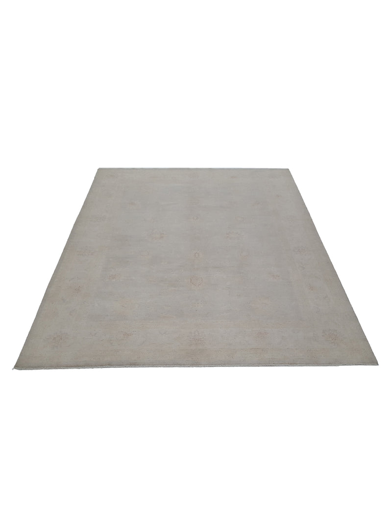 Pacific Ziegler 40402 Grey Ivory Transitional Hand Knotted Rug