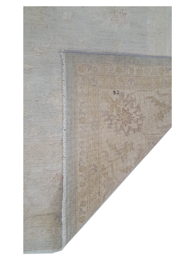Pacific Ziegler 40402 Grey Ivory Transitional Hand Knotted Rug