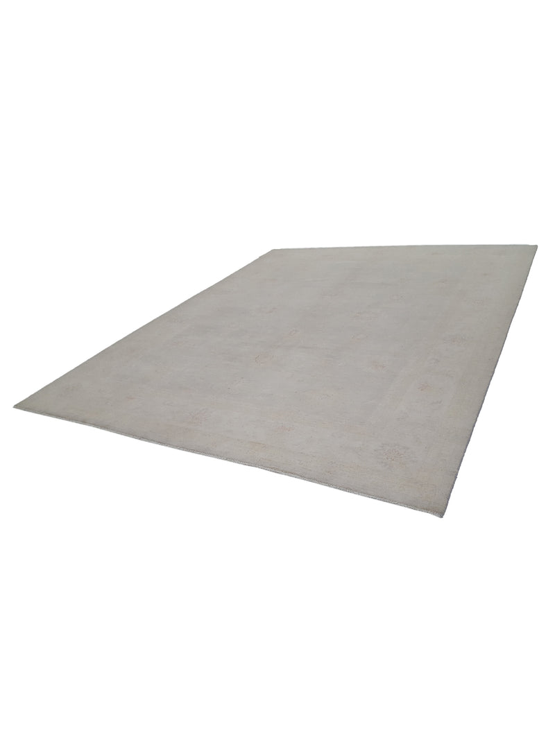 Pacific Ziegler 40402 Grey Ivory Transitional Hand Knotted Rug