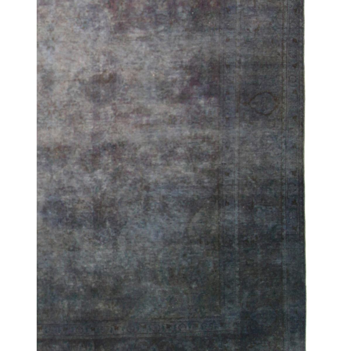 Pacific Overdyed 40416 Blue Blue Transitional Hand Knotted Rug