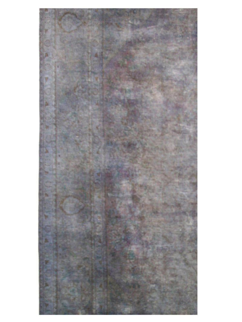 Pacific Overdyed 40416 Blue Blue Transitional Hand Knotted Rug