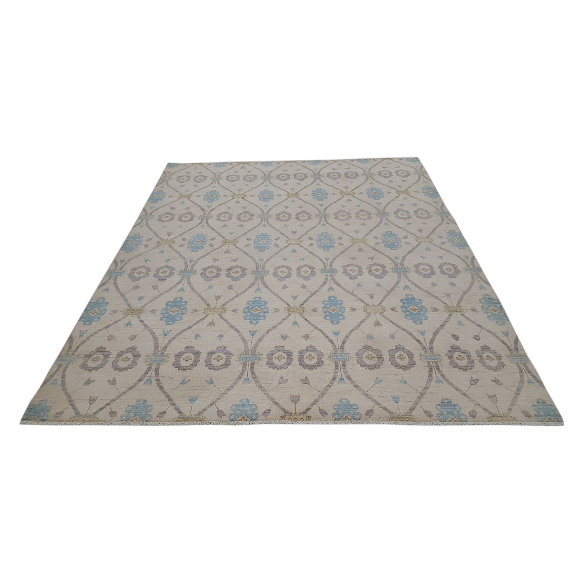 Pacific Ziegler 40420 Ivory Ivory Transitional Hand Knotted Rug