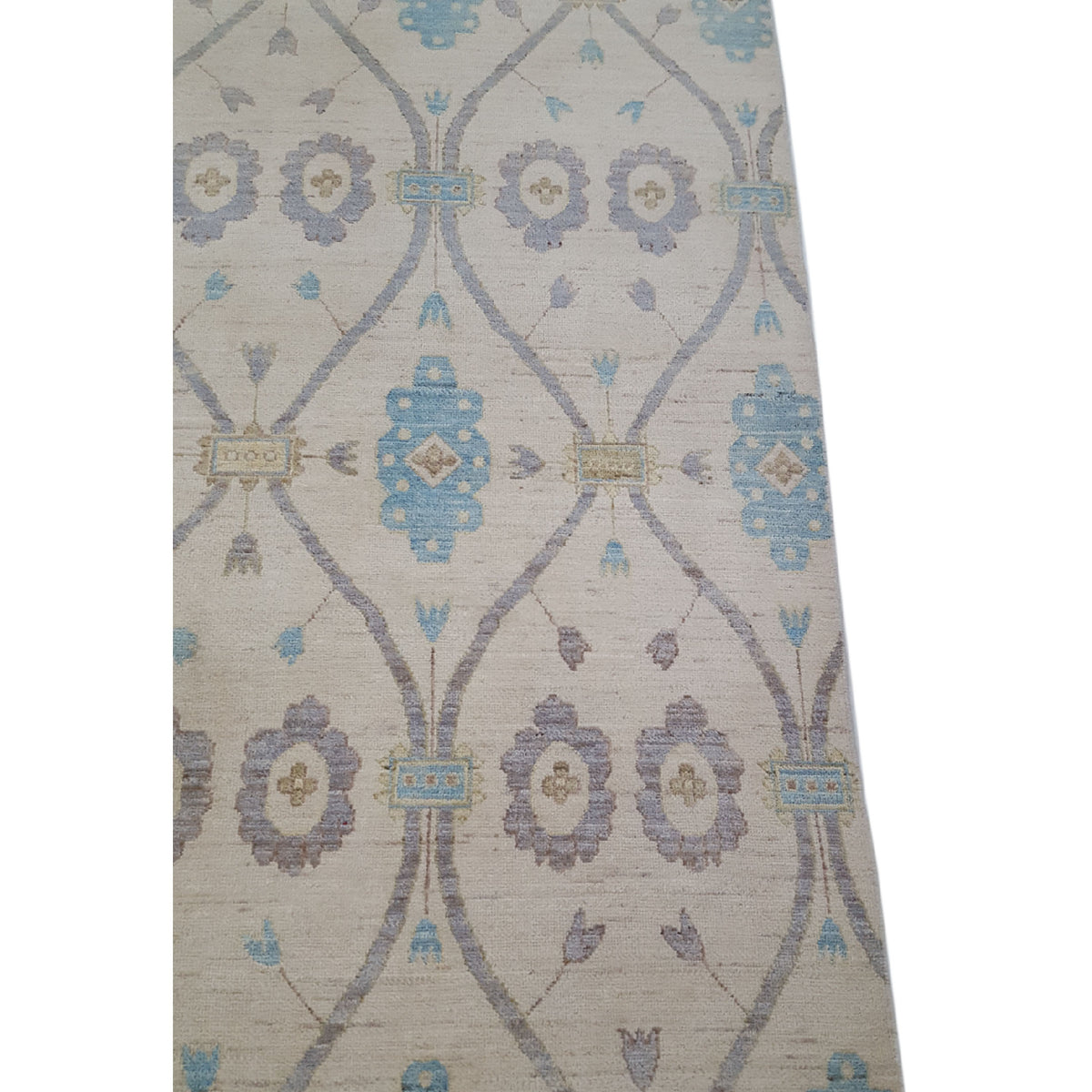 Pacific Ziegler 40420 Ivory Ivory Transitional Hand Knotted Rug