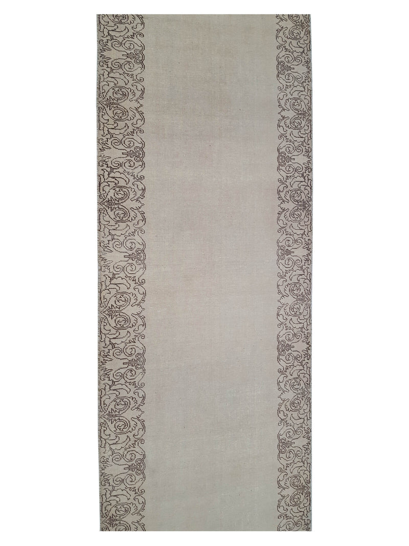 Pacific Vintage 40439 Beige Beige Vintage Hand Knotted Rug