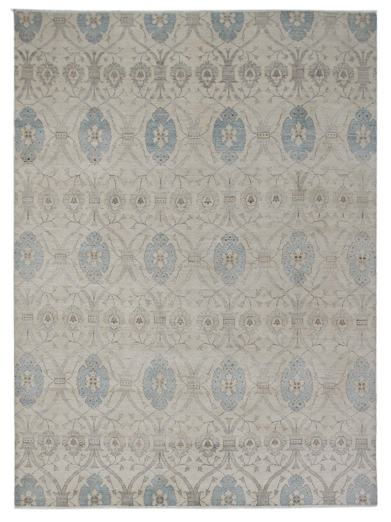 Pacific Ziegler  Ivory Baby Blue Transitional