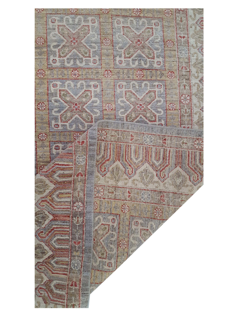 Pacific Ziegler 40445 Grey Ivory Transitional Hand Knotted Rug