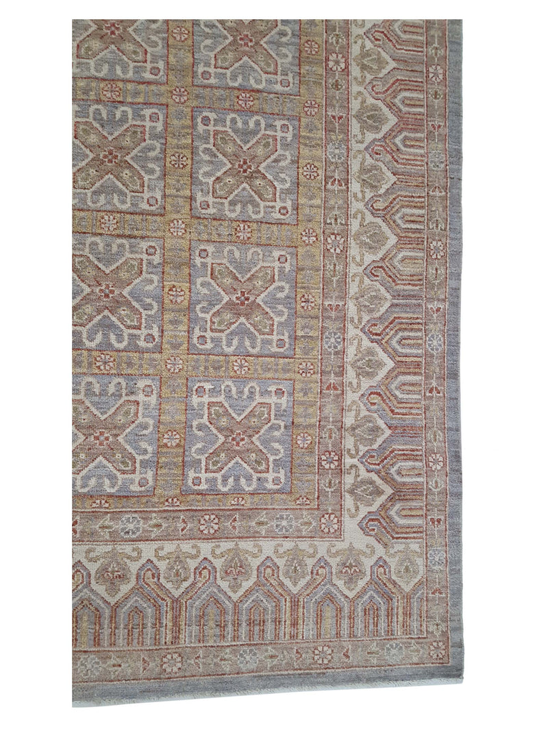Pacific Ziegler 40445 Grey Ivory Transitional Hand Knotted Rug
