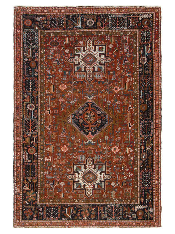 Pacific Karajah  Burgundy Black Traditional