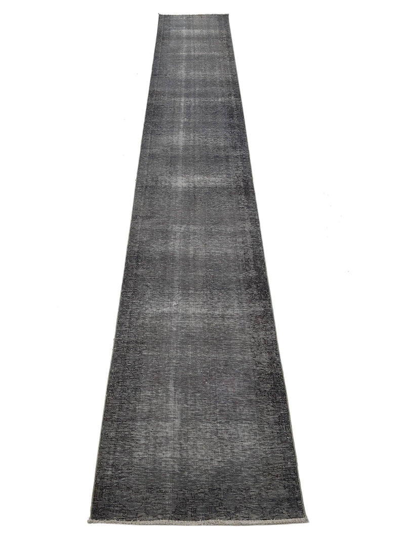 Pacific Vintage 40481 Grey Grey Vintage Hand Knotted Rug