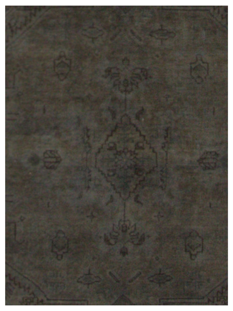 Pacific Overdyed 40497 Grey Grey Transitional Hand Knotted Rug