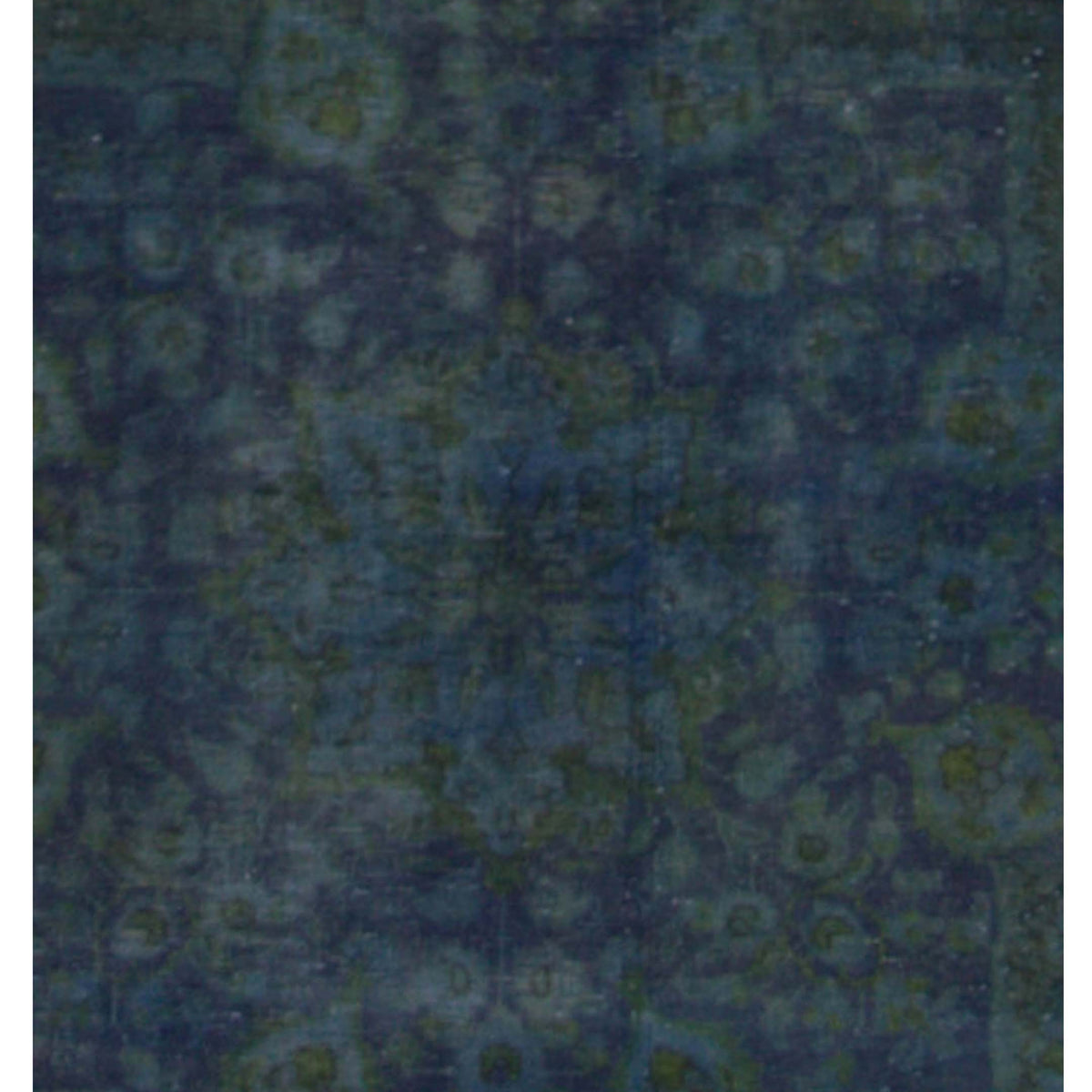 Pacific Overdyed 40502 Blue Blue Transitional Hand Knotted Rug
