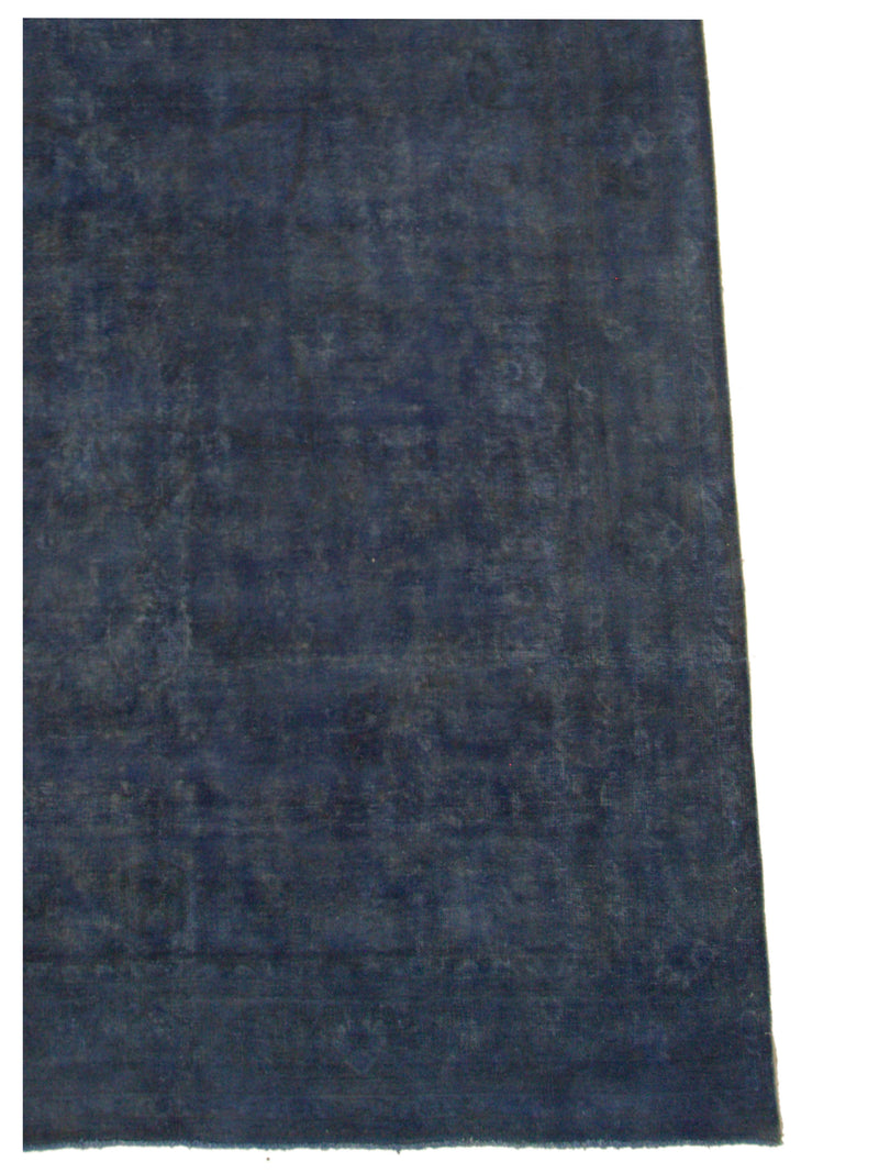 Pacific Vintage Overdyed 40510 Navy Navy Vintage Hand Knotted Rug