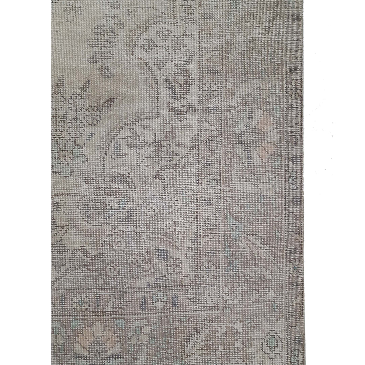 Pacific Vintage 40515 Ivory Ivory Vintage Hand Knotted Rug