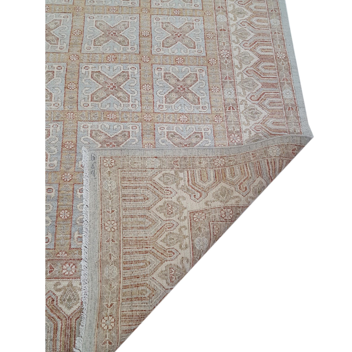 Pacific Ziegler 40560 Lt.Blue Ivory Transitional Hand Knotted Rug