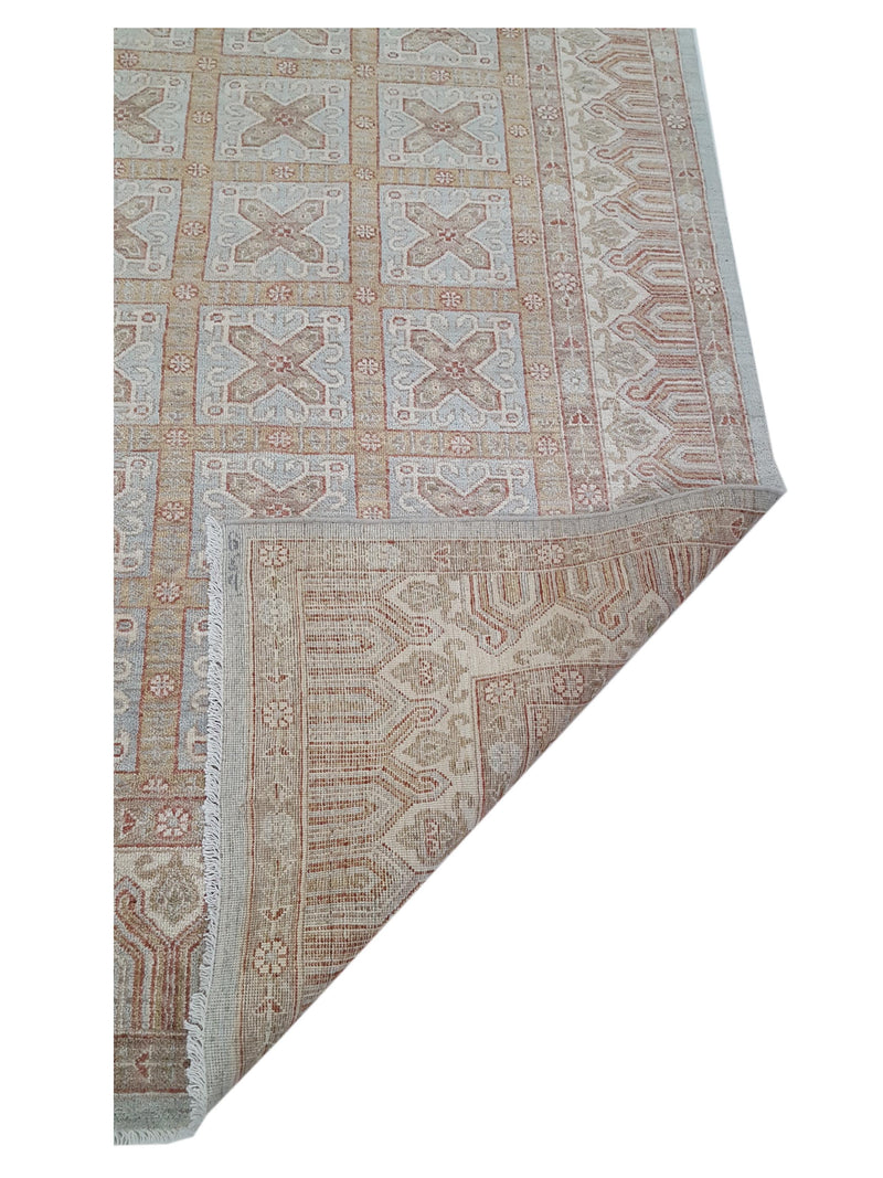 Pacific Ziegler 40560 Lt.Blue Ivory Transitional Hand Knotted Rug