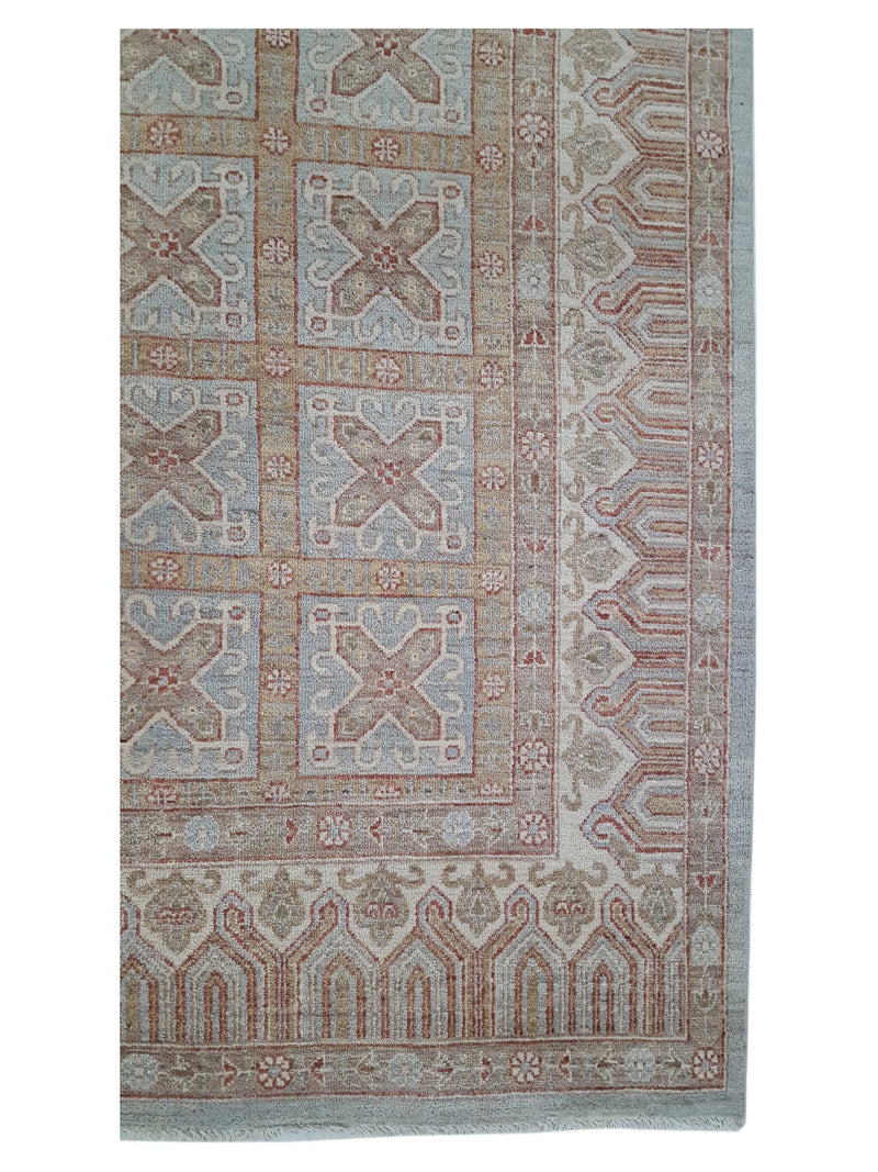 Pacific Ziegler 40560 Lt.Blue Ivory Transitional Hand Knotted Rug