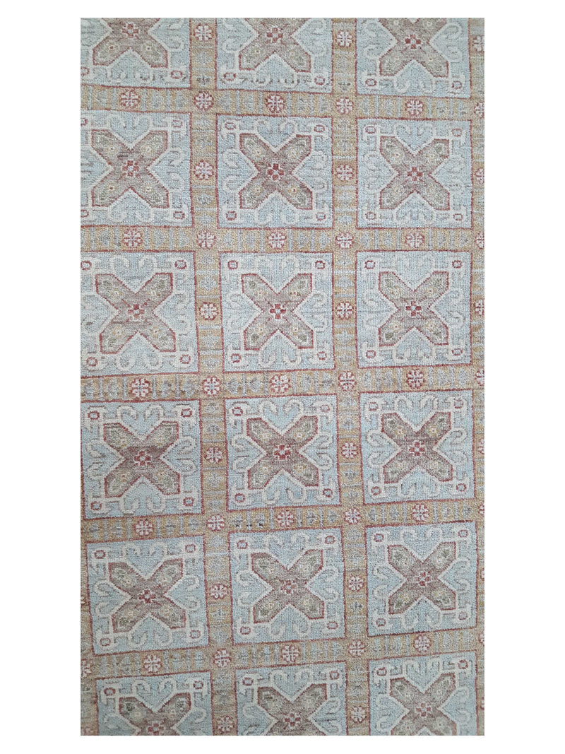 Pacific Ziegler 40560 Lt.Blue Ivory Transitional Hand Knotted Rug