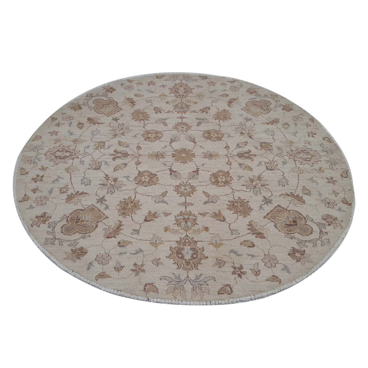 Pacific Ziegler 40565 Ivory Ivory Transitional Hand Knotted Rug