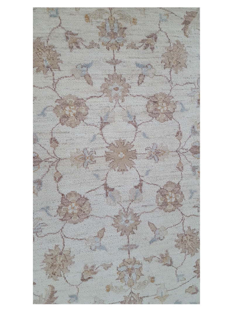 Pacific Ziegler 40565 Ivory Ivory Transitional Hand Knotted Rug