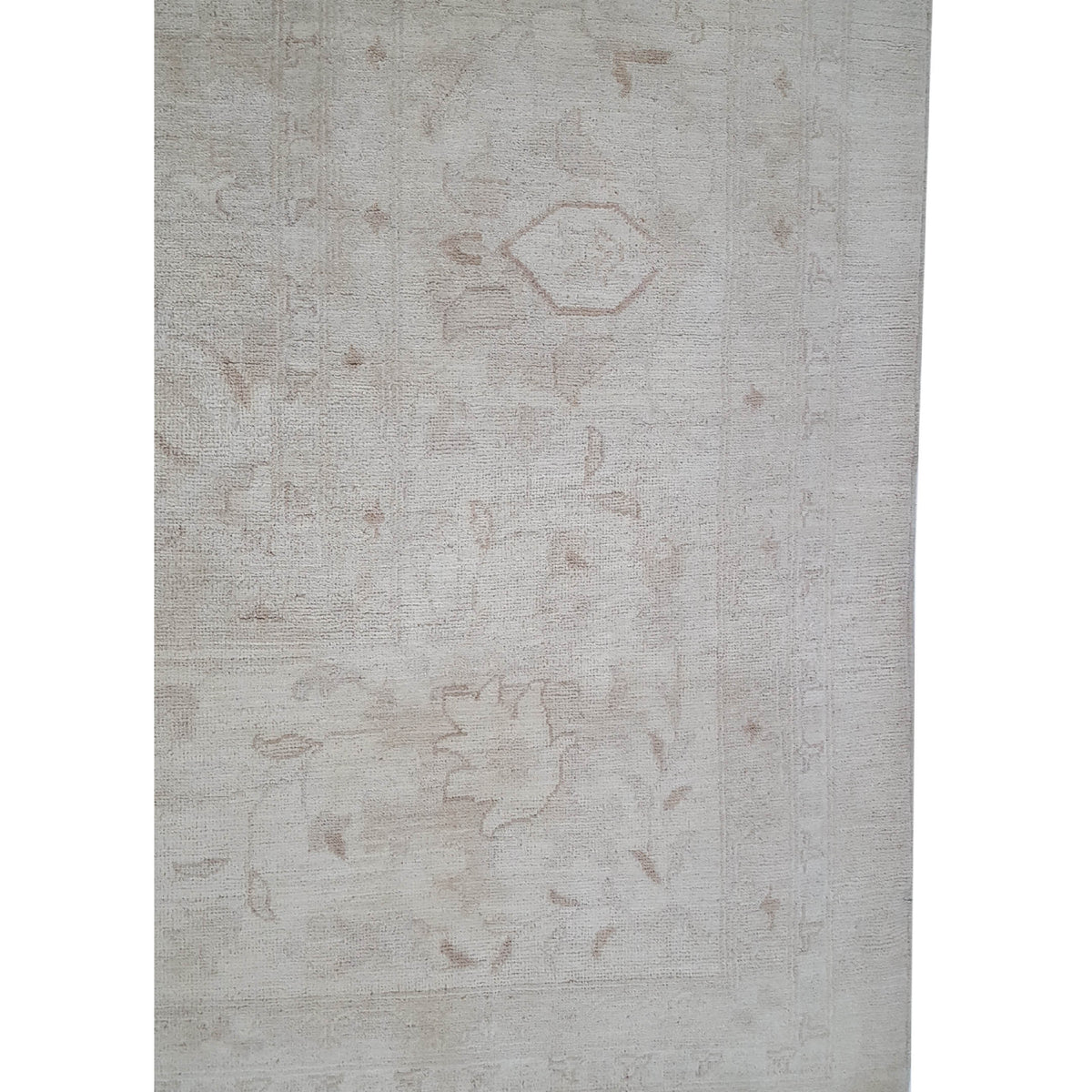 Pacific Ziegler 40569 Ivory Ivory Transitional Hand Knotted Rug
