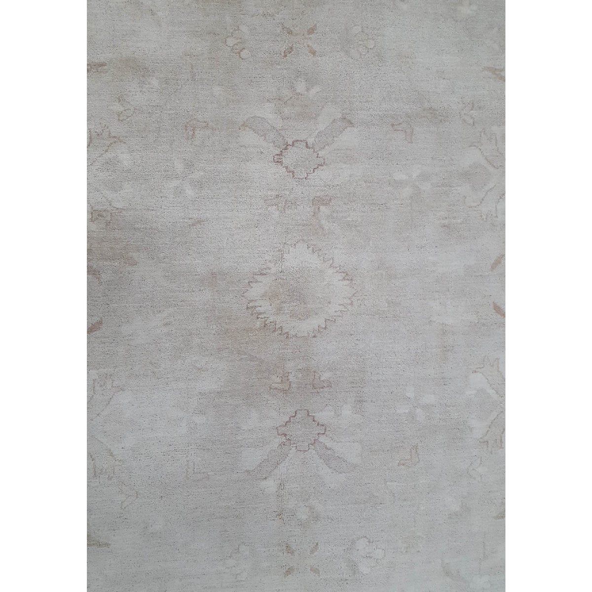 Pacific Ziegler 40569 Ivory Ivory Transitional Hand Knotted Rug