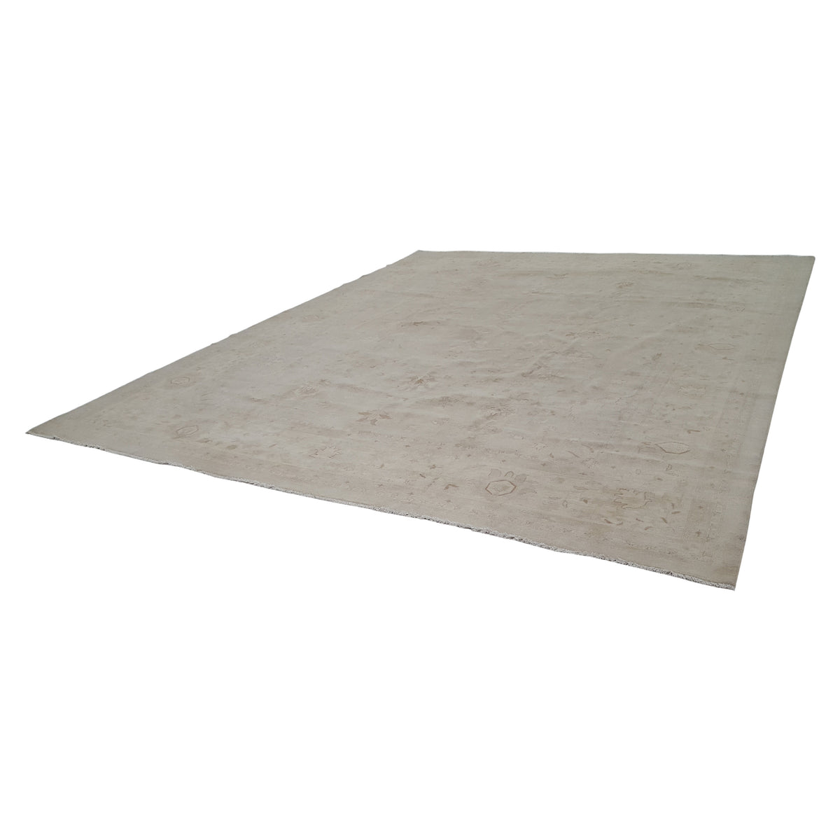 Pacific Ziegler 40569 Ivory Ivory Transitional Hand Knotted Rug