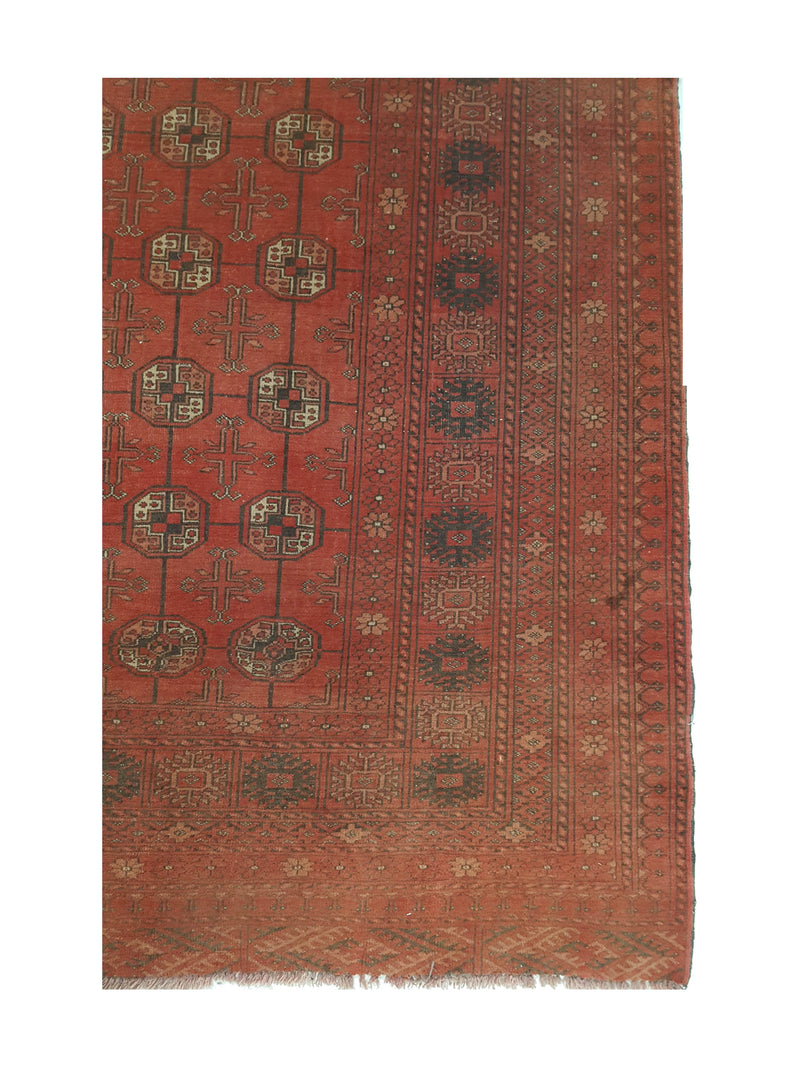 Fasa Antique Bashir 40573 Rust Rust Traditional Antique Rug