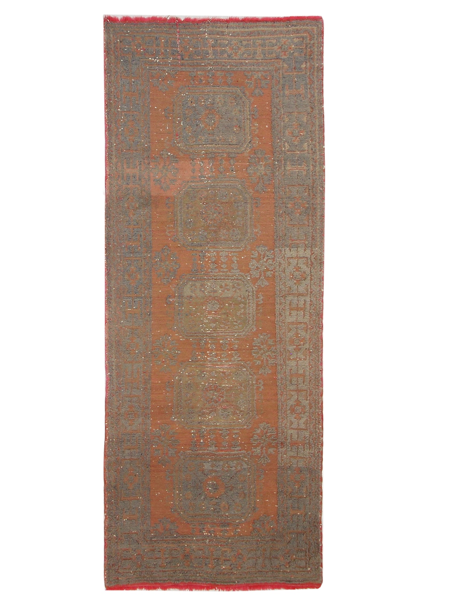 Fasa Antique Ushak  Orange Grey Traditional