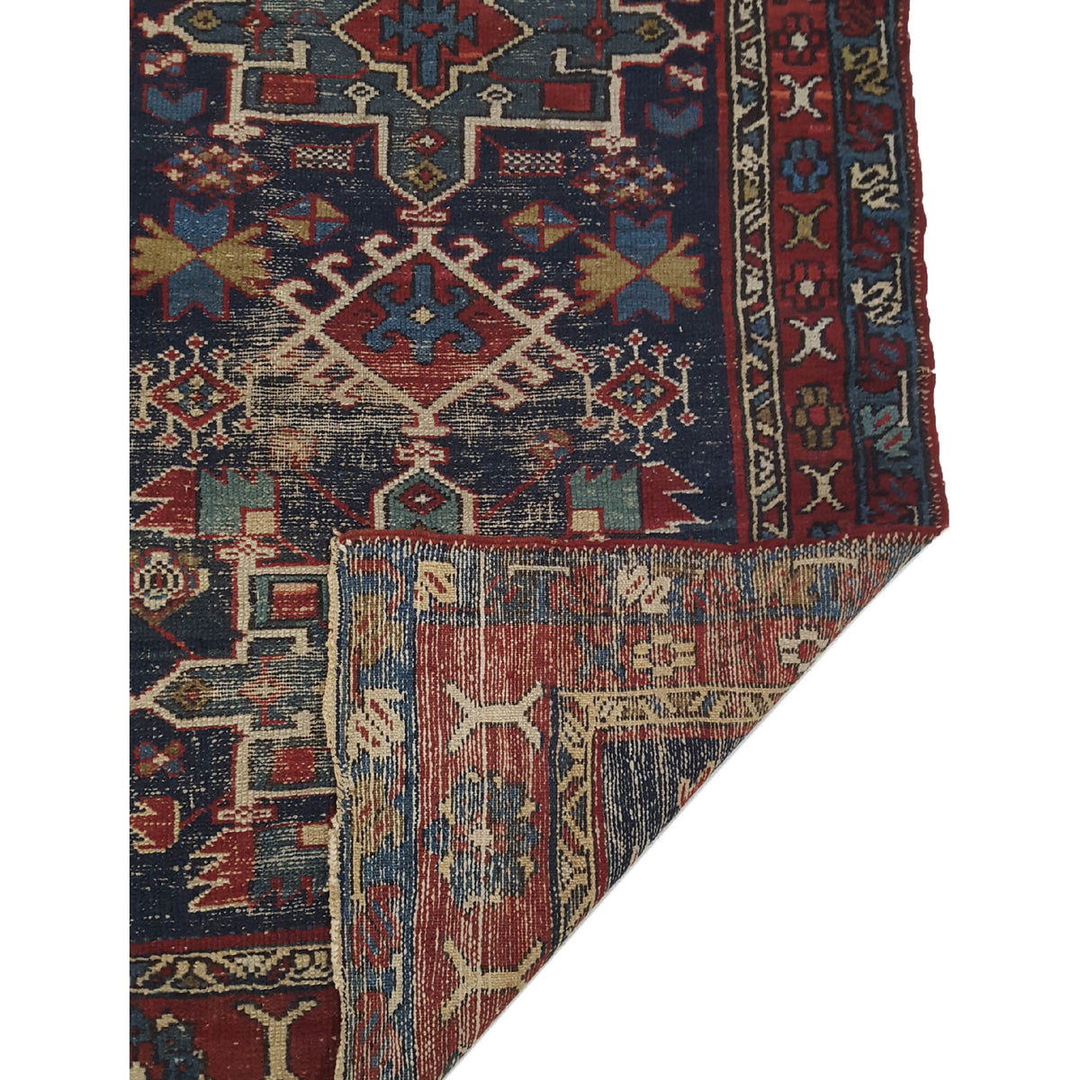 Pacific Karajah 40590 Black Red Traditional Hand Knotted Rug