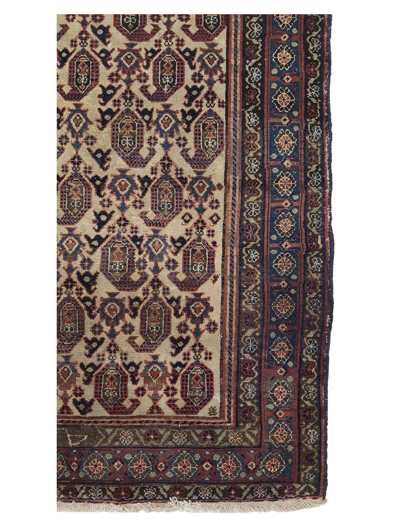 Fasa Antique Malayer 40592 Ivory Rust Traditional Antique Rug