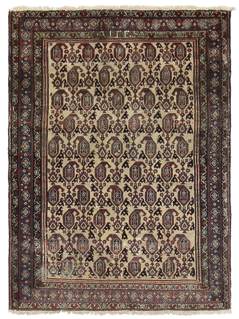 Fasa Antique Malayer  Ivory Rust Traditional
