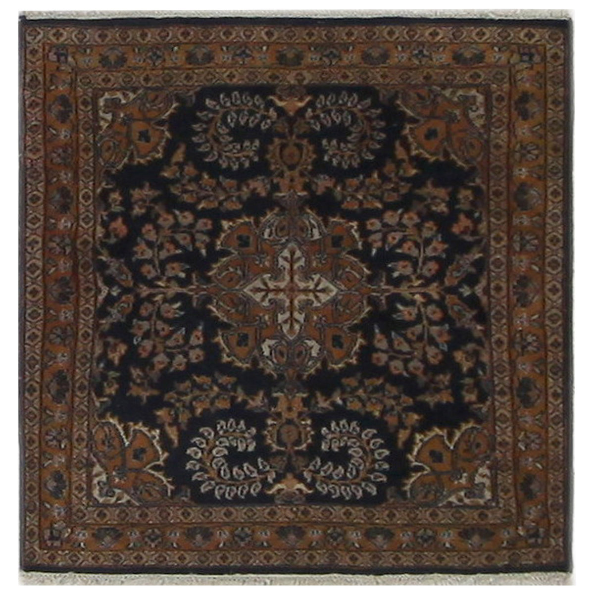Pacific Sarouk  Navy Gold Traditional