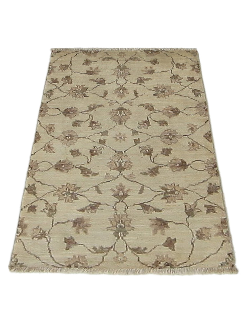 Pacific Ziegler 40599 Ivory Ivory Transitional Hand Knotted Rug