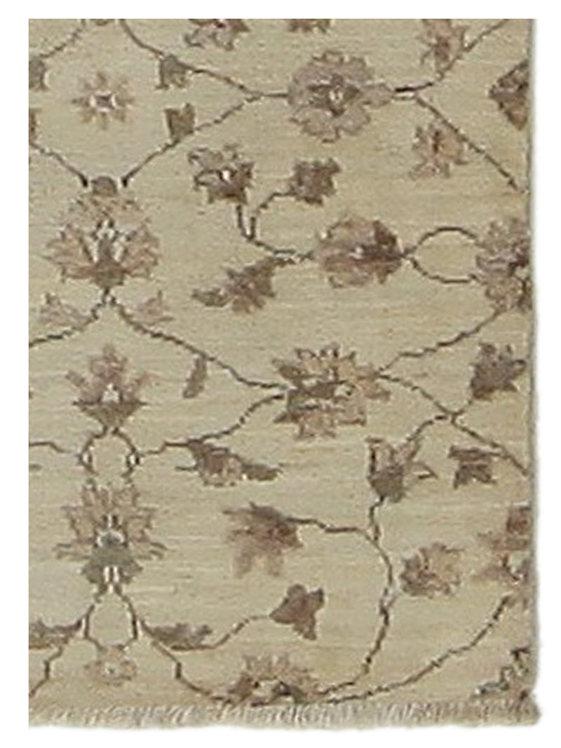 Pacific Ziegler 40599 Ivory Ivory Transitional Hand Knotted Rug