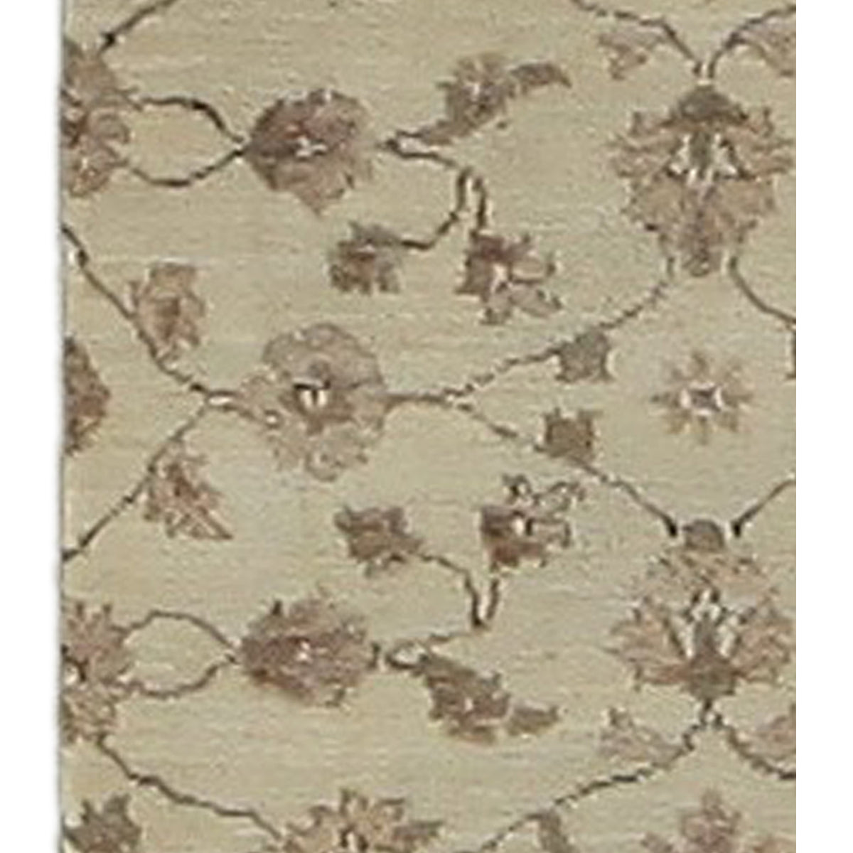 Pacific Ziegler 40599 Ivory Ivory Transitional Hand Knotted Rug