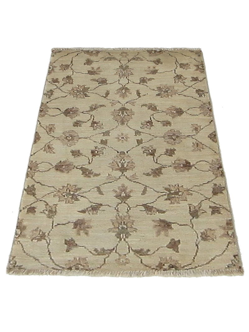 Pacific Ziegler 40600 Ivory Ivory Transitional Hand Knotted Rug