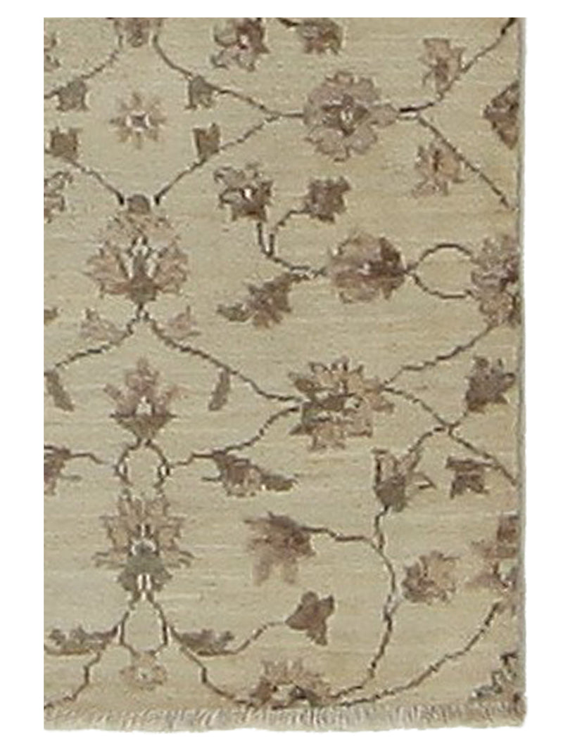 Pacific Ziegler 40600 Ivory Ivory Transitional Hand Knotted Rug