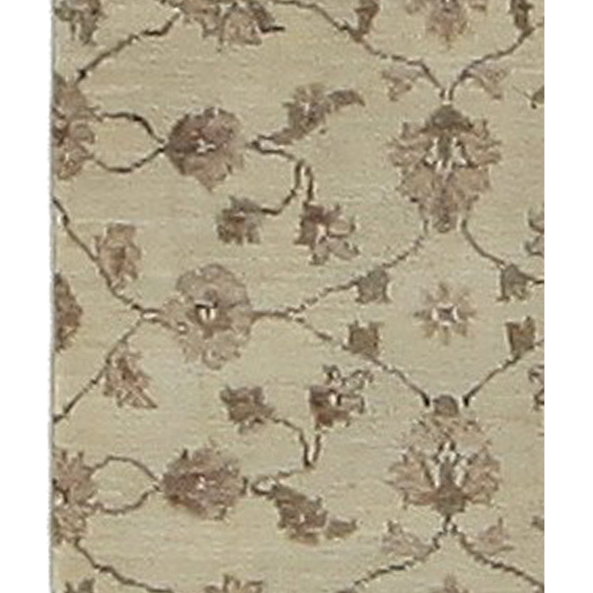Pacific Ziegler 40600 Ivory Ivory Transitional Hand Knotted Rug