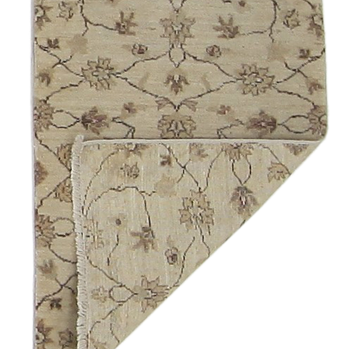 Pacific Ziegler 40600 Ivory Ivory Transitional Hand Knotted Rug