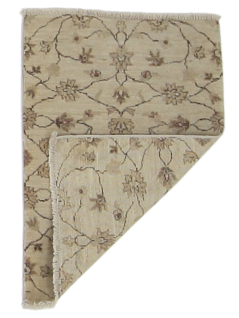 Pacific Ziegler 40600 Ivory Ivory Transitional Hand Knotted Rug