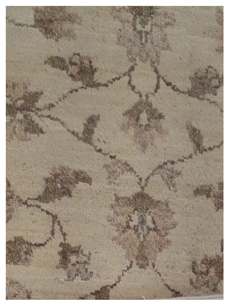 Pacific Ziegler 40601 Ivory Ivory Transitional Hand Knotted Rug