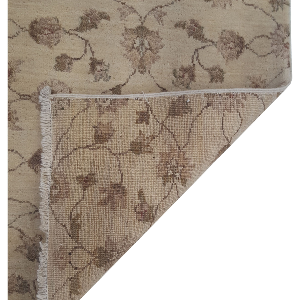Pacific Ziegler 40601 Ivory Ivory Transitional Hand Knotted Rug