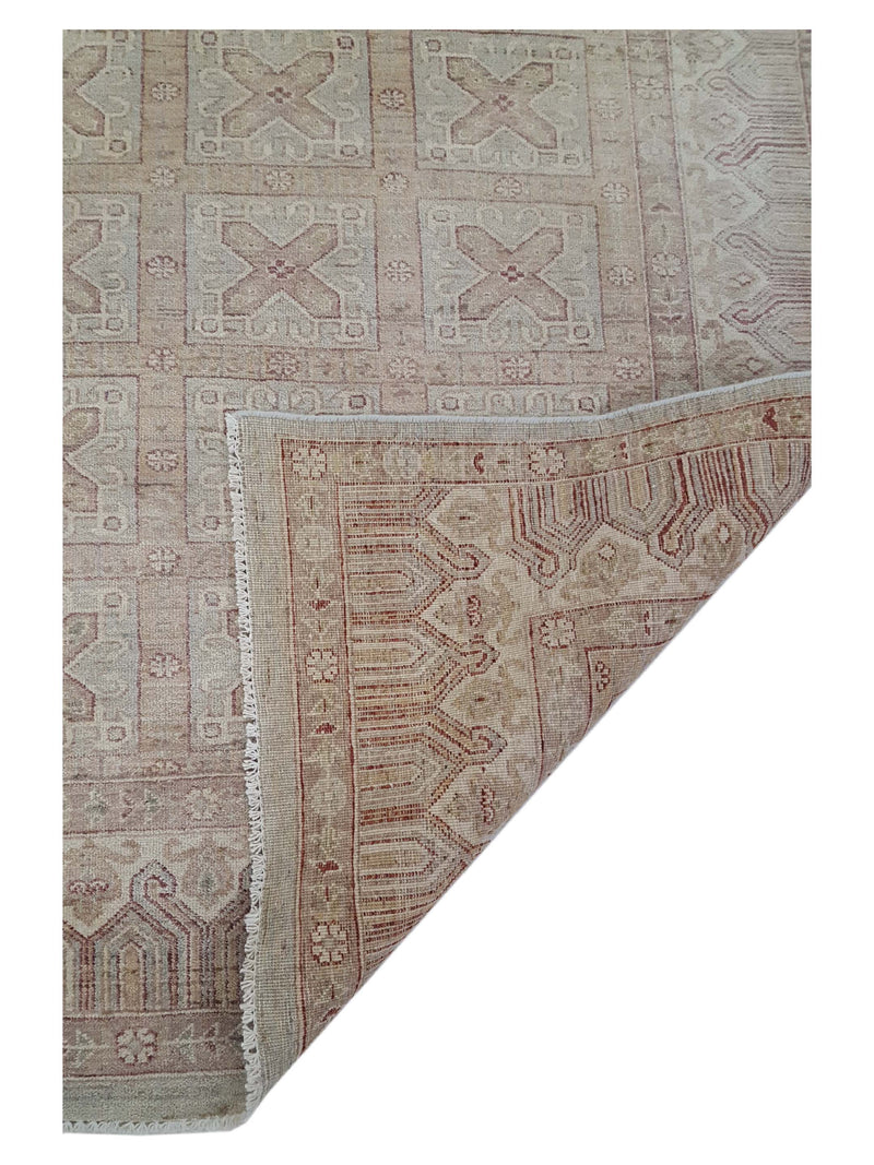 Pacific Ziegler 40630 Ivory Green Transitional Hand Knotted Rug