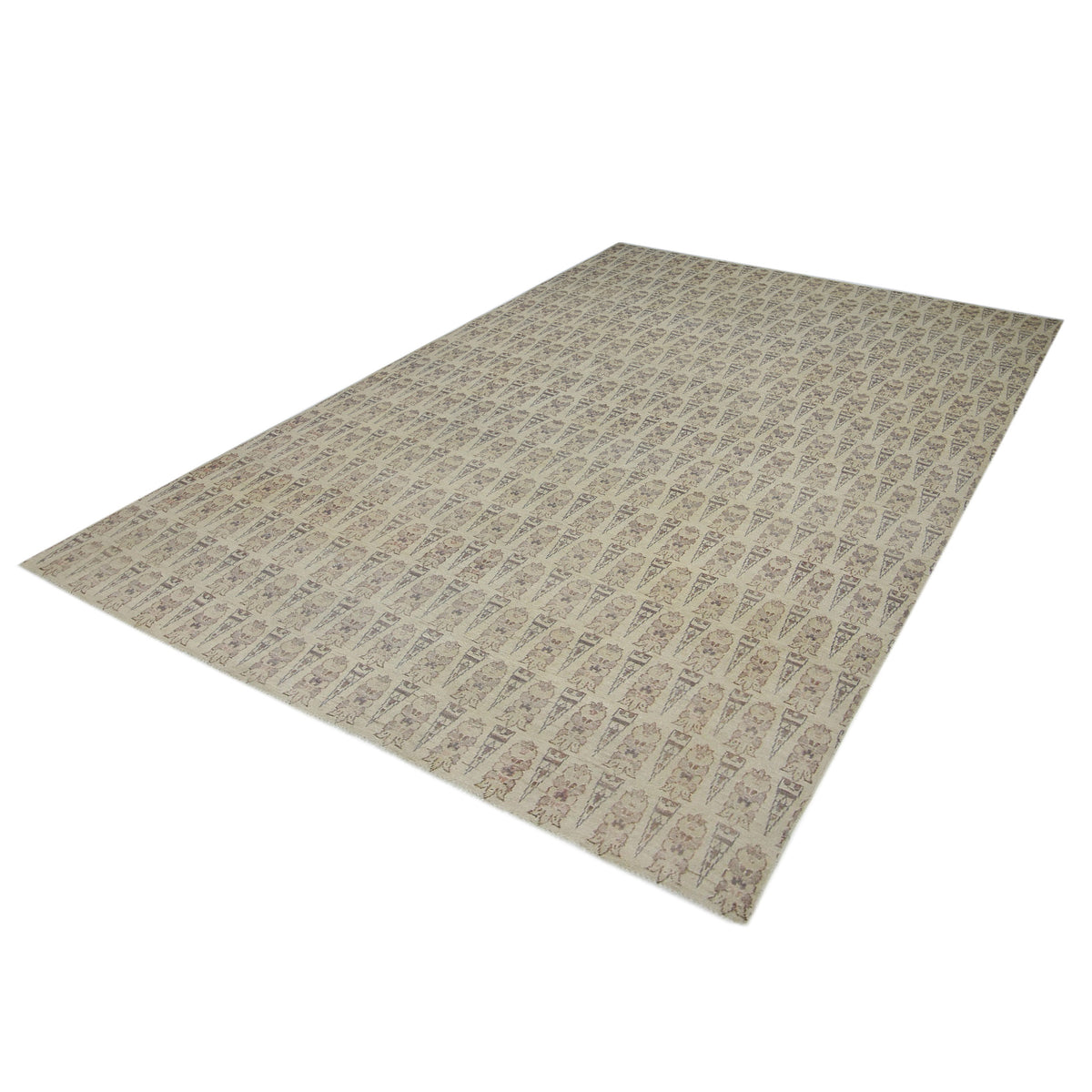 Pacific Ziegler 40631 Ivory Ivory Transitional Hand Knotted Rug