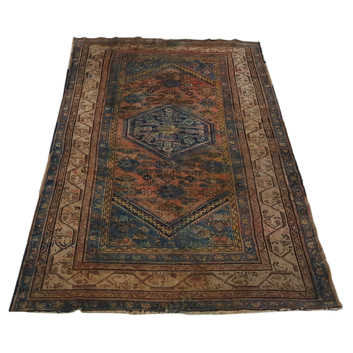 Pacific Malayer 40634 Gold Beige Traditional Hand Knotted Rug