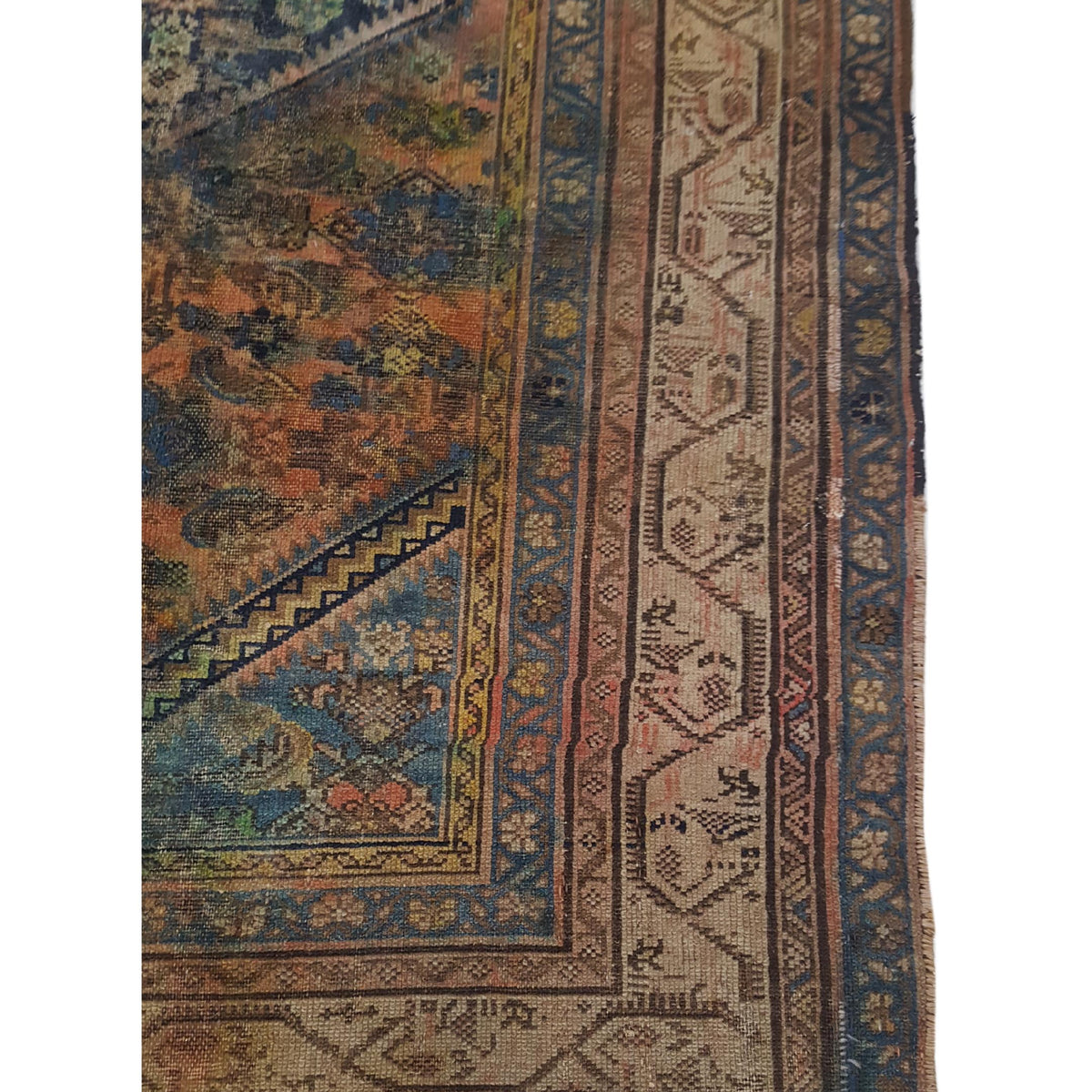 Pacific Malayer 40634 Gold Beige Traditional Hand Knotted Rug