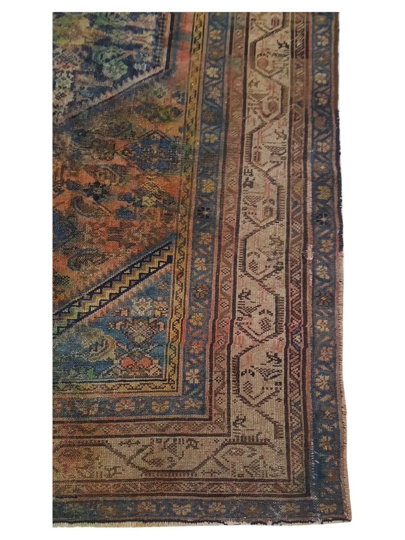 Pacific Malayer 40634 Gold Beige Traditional Hand Knotted Rug