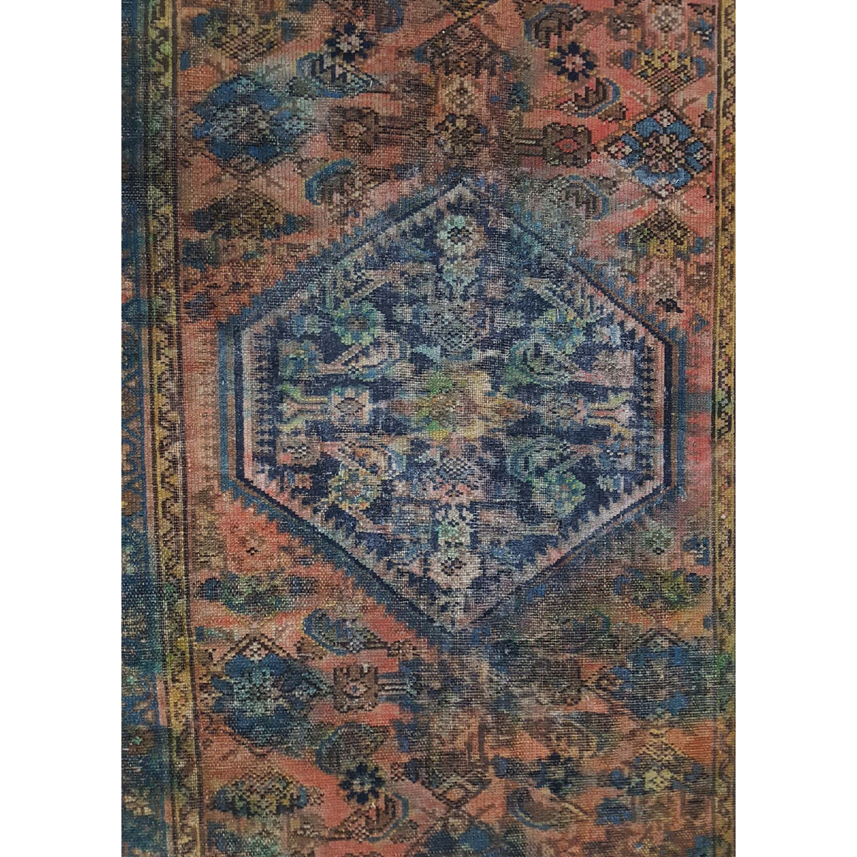 Pacific Malayer 40634 Gold Beige Traditional Hand Knotted Rug