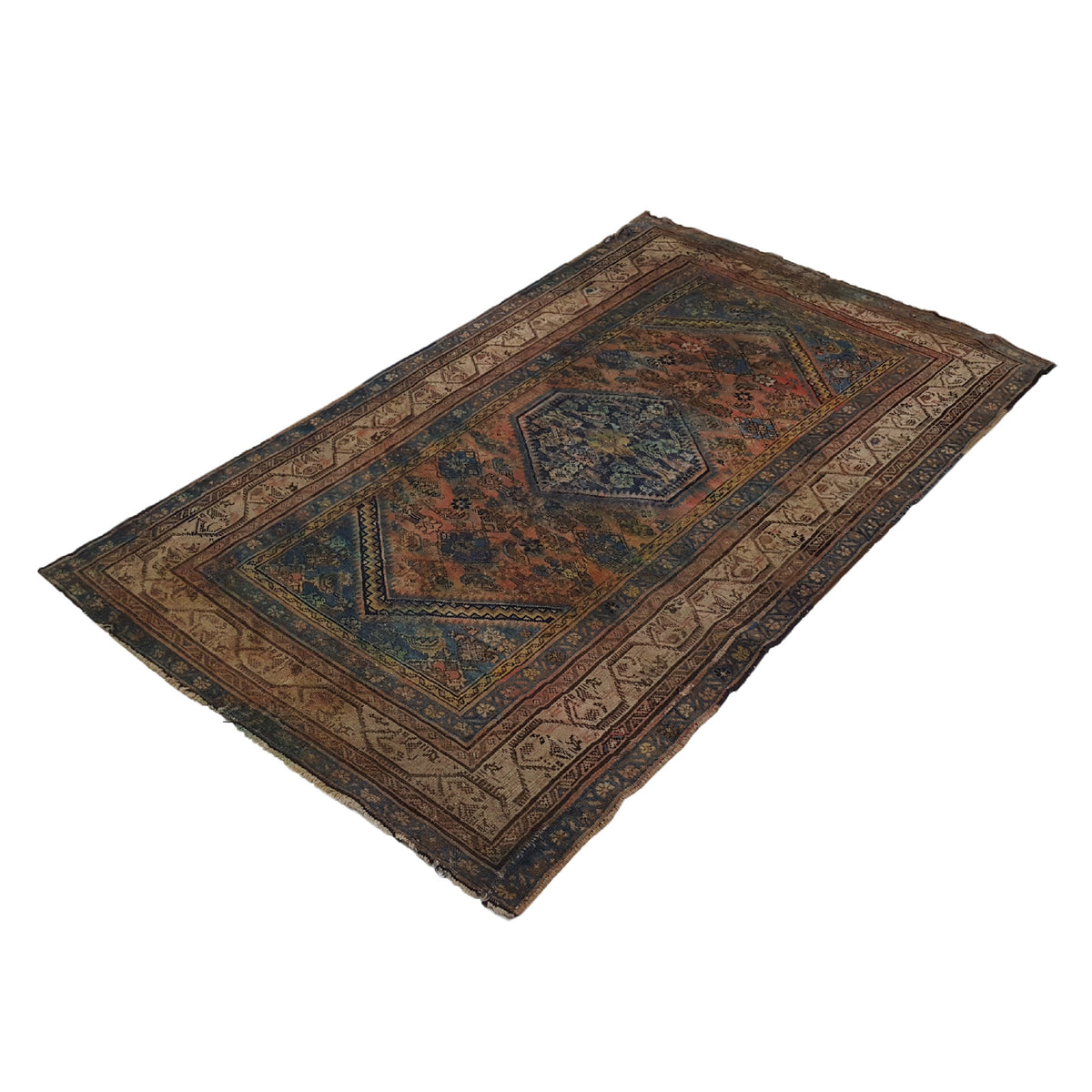 Pacific Malayer 40634 Gold Beige Traditional Hand Knotted Rug