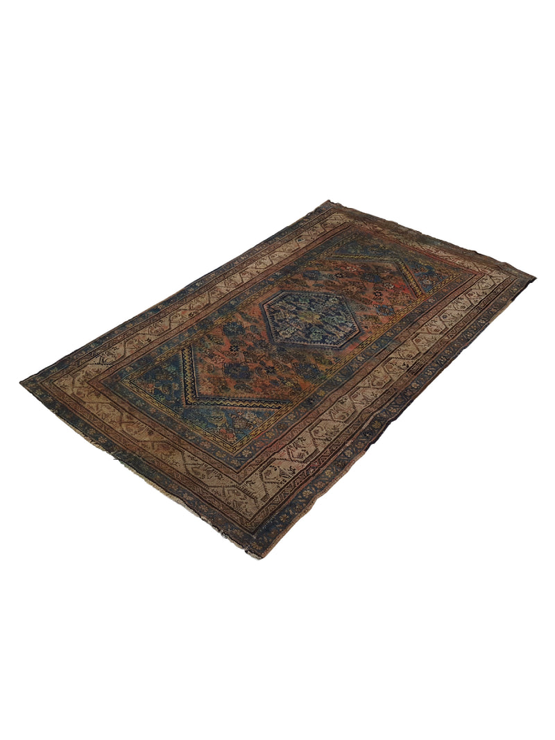 Pacific Malayer 40634 Gold Beige Traditional Hand Knotted Rug